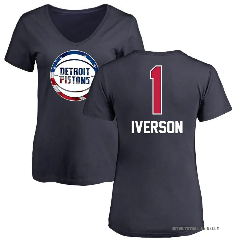 Allen Iverson T-Shirt | Authentic Detroit Pistons Allen