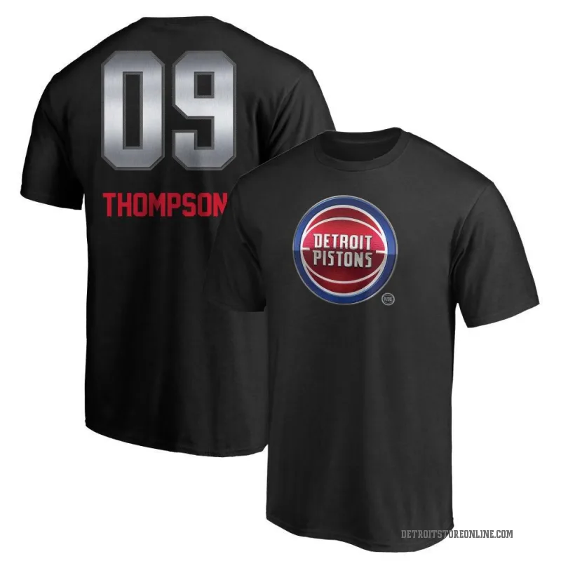 Ausar Thompson Men's Black Detroit Pistons Midnight Mascot T-Shirt