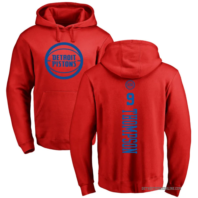 Ausar Thompson Youth Red Detroit Pistons Branded One Color Backer Pullover Hoodie