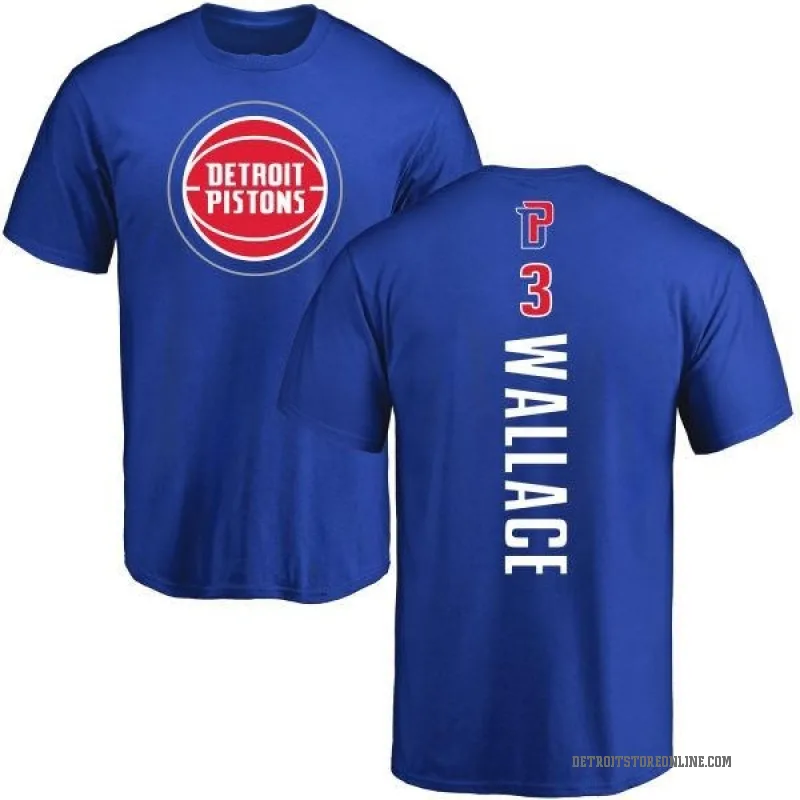 Ben Wallace Youth Royal Detroit Pistons Backer T-Shirt