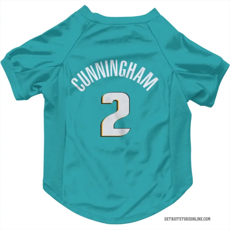 Cade Cunningham Teal Detroit Pistons Cat & Dog Pet Jersey
