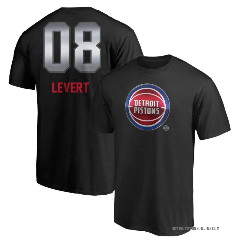 Caris LeVert Youth Black Detroit Pistons Midnight Mascot T-Shirt