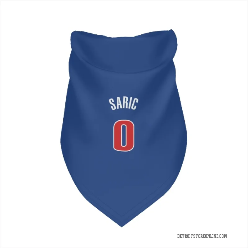 Dario Saric  Blue Detroit Pistons  Cat & Dog Pet Bandana