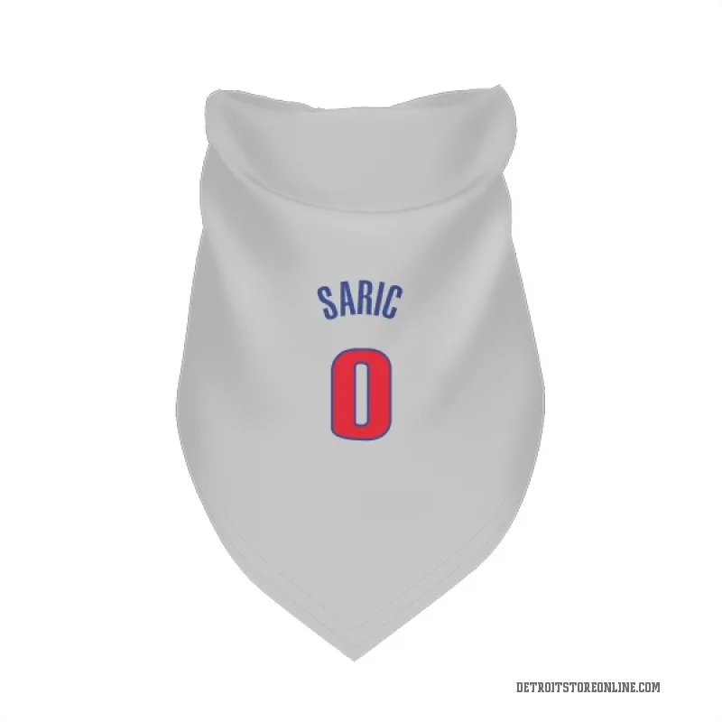 Dario Saric  White Detroit Pistons  Cat & Dog Pet Bandana