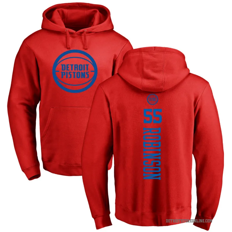 Duncan Robinson Youth Red Detroit Pistons Branded One Color Backer Pullover Hoodie