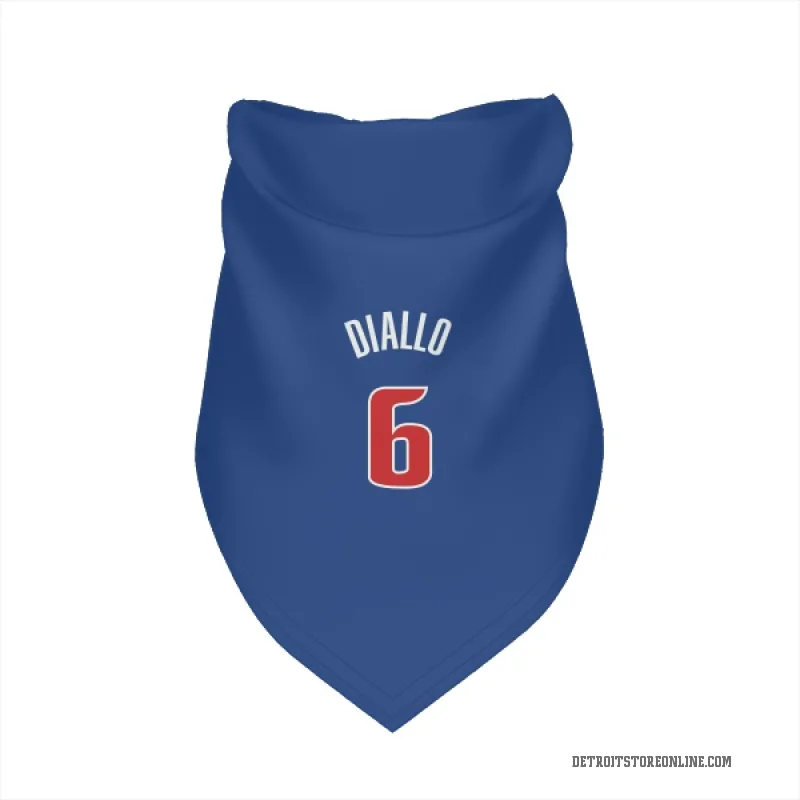 Hamidou Diallo  Blue Detroit Pistons  Cat & Dog Pet Bandana