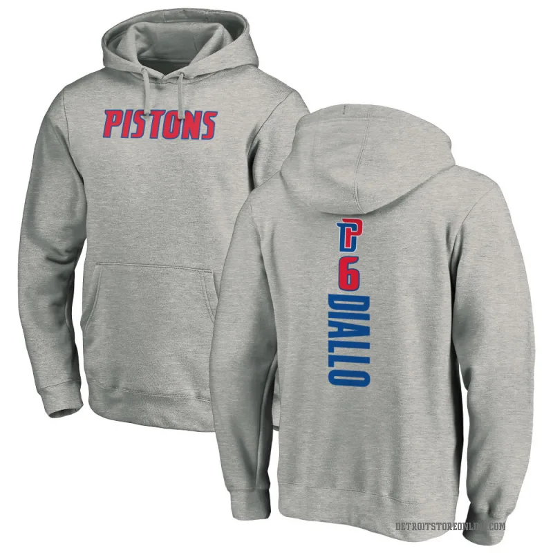 Hamidou Diallo Youth Detroit Pistons Branded Ash Backer Pullover Hoodie