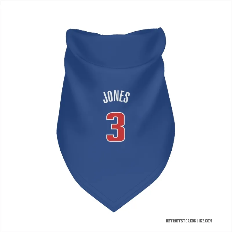 Isaac Jones  Blue Detroit Pistons  Cat & Dog Pet Bandana