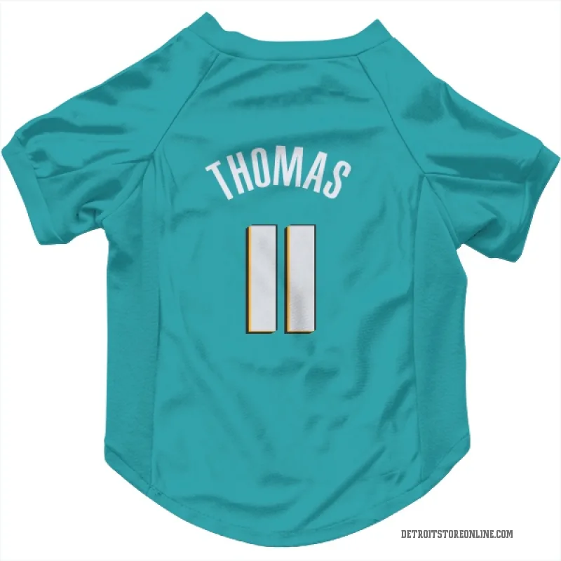 Isiah Thomas  Teal Detroit Pistons  Cat & Dog Pet Jersey