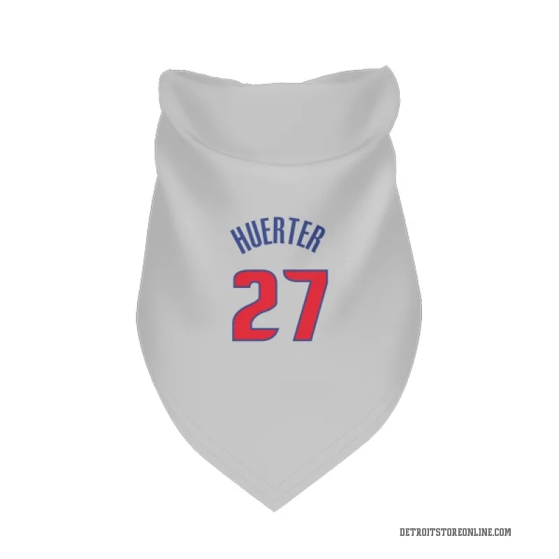 Kevin Huerter  White Detroit Pistons  Cat & Dog Pet Bandana