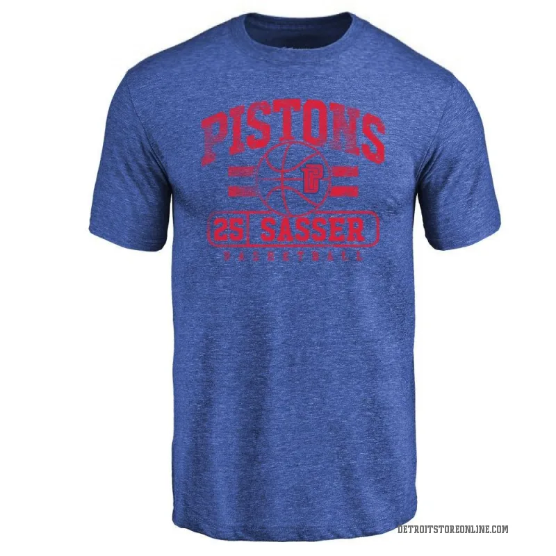 Marcus Sasser Youth Royal Detroit Pistons Baseline T-Shirt