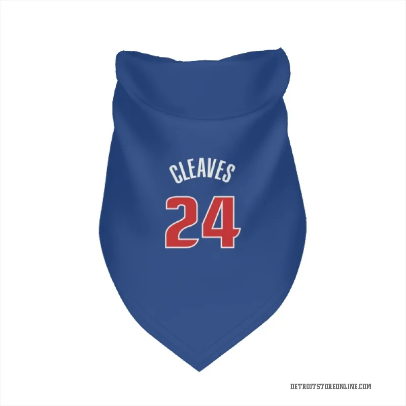 Mateen Cleaves  Blue Detroit Pistons  Cat & Dog Pet Bandana