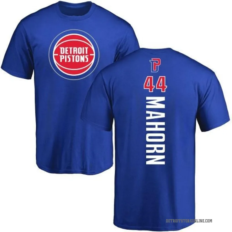 Rick Mahorn Men's Royal Detroit Pistons Backer T-Shirt