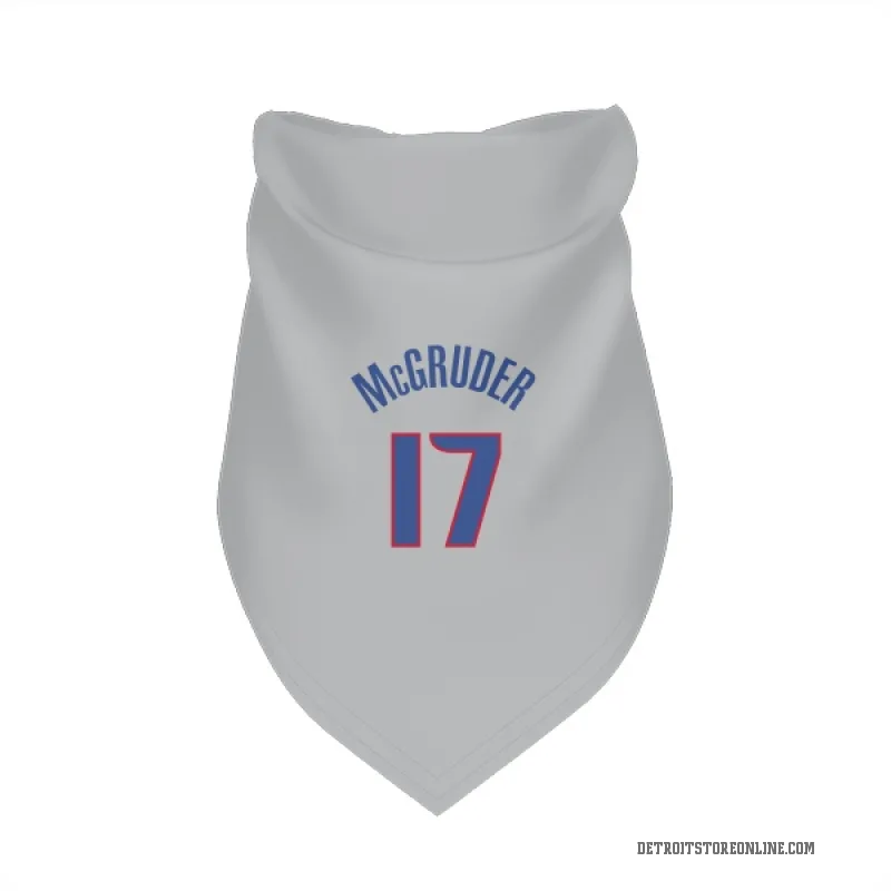 Rodney McGruder  Gray Detroit Pistons  Cat & Dog Pet Bandana