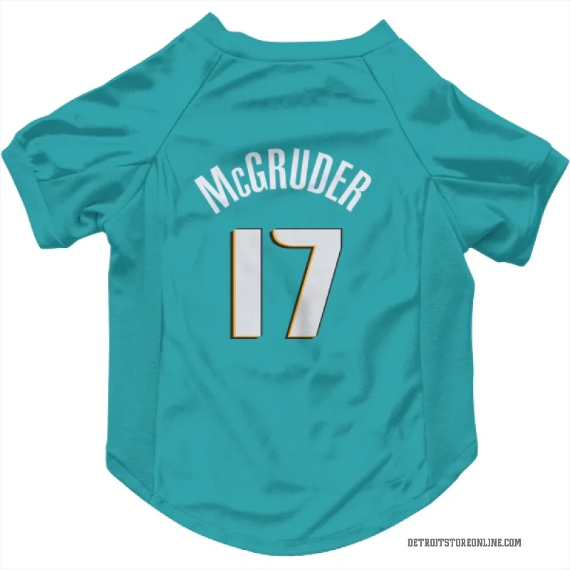Rodney McGruder  Teal Detroit Pistons  Cat & Dog Pet Jersey