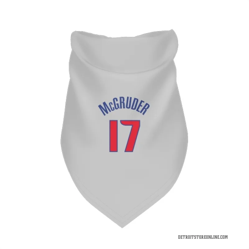 Rodney McGruder  White Detroit Pistons  Cat & Dog Pet Bandana
