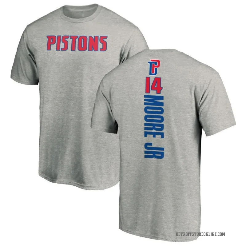 Wendell Moore Jr. Men's Detroit Pistons Ash Backer T-Shirt